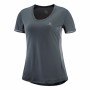 Camisola de Manga Curta Mulher Salomon Agile Cinzento escuro | Tienda24 - Global Online Shop Tienda24.eu