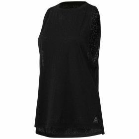 Ärmelloses Damen-T-Shirt Reebok Burnout Schwarz von Reebok, Damen - Ref: S6498000, Preis: 0,00 €, Rabatt: %