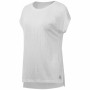 Maillot de Corps sans Manches pour Femme Reebok Burnout Blanc | Tienda24 - Global Online Shop Tienda24.eu