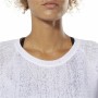 Maillot de Corps sans Manches pour Femme Reebok Burnout Blanc | Tienda24 - Global Online Shop Tienda24.eu