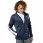 Casaco de Desporto para Homem Reebok Essentials Linear Logo Azul escuro | Tienda24 - Global Online Shop Tienda24.eu