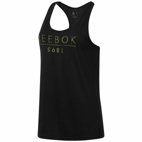 Maillot de Corps sans Manches pour Femme Reebok 1895 Race Noir de Reebok, Femme - Réf : S6498030, Prix : 0,00 €, Remise : %