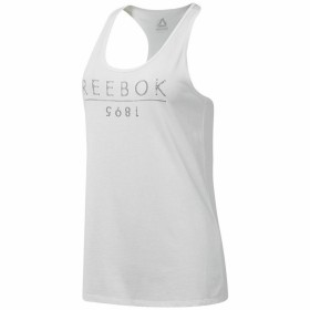 Camiseta para Mujer sin Mangas Reebok 1895 Race Blanco de Reebok, Mujer - Ref: S6498031, Precio: 18,38 €, Descuento: %