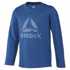 Camiseta de Manga Larga Niño Reebok Boys Training Essentials Azul de Reebok, Niño - Ref: S6498034, Precio: 19,35 €, Descuento: %