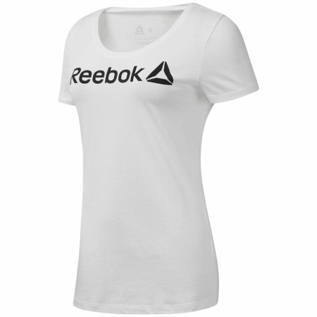 Camiseta de Manga Corta Mujer Reebok Scoop Neck Blanco de Reebok, Mujer - Ref: S6498151, Precio: 19,35 €, Descuento: %