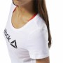 Camiseta de Manga Corta Mujer Reebok Scoop Neck Blanco de Reebok, Mujer - Ref: S6498151, Precio: 19,35 €, Descuento: %