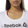 Camiseta de Manga Corta Mujer Reebok Scoop Neck Blanco de Reebok, Mujer - Ref: S6498151, Precio: 19,35 €, Descuento: %