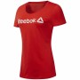 Maglia a Maniche Corte Donna Reebok Scoop Neck Rosso | Tienda24 - Global Online Shop Tienda24.eu