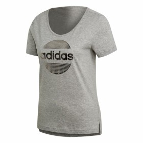 Camisola de Manga Curta Mulher Adidas Linear Cinzento claro de Adidas, Mulher - Ref: S6498154, Preço: 0,00 €, Desconto: %