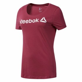 Camisola de Manga Curta Mulher Reebok Linear Rosa Afrodisíaco de Reebok, Mulher - Ref: S6498162, Preço: 0,00 €, Desconto: %