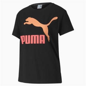 Camiseta de Manga Corta Mujer Puma Classics Logo Tee Negro de Puma, Mujer - Ref: S6498163, Precio: 0,00 €, Descuento: %