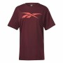 Camiseta de Manga Corta Hombre Reebok RI Logo Granate de Reebok, Hombre - Ref: S6498164, Precio: 19,35 €, Descuento: %