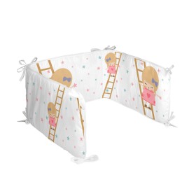 Protection du berceau HappyFriday Happynois Moon dream Multicouleur 210 x 40 cm de HappyFriday, Accessoires pour les lits - R...