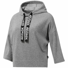 Sudadera con Capucha Mujer Reebok Wor Gris oscuro de Reebok, Mujer - Ref: S6498169, Precio: 0,00 €, Descuento: %