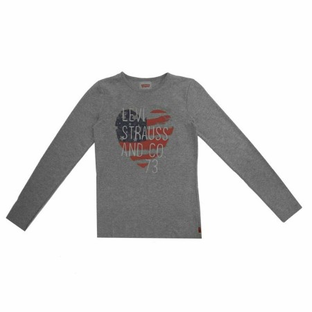 Camiseta de Manga Larga Infantil Levi's Fille Gris oscuro de Levi's, Camisetas de manga larga - Ref: S6498512, Precio: 20,88 ...