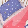 Set di Lenzuola HappyFriday Happynois Moon Dream Multicolore Culla Neonato 2 Pezzi di HappyFriday, Biancheria da letto per cu...