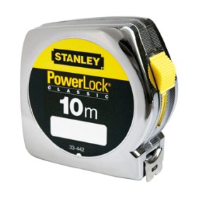 Flexómetro Stanley POWERLOCK 10 m x 25 mm ABS de Stanley, Cintas métricas de carrete - Ref: S6500748, Precio: 32,68 €, Descue...