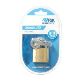 Candado de llave Ferrestock 30 mm de Ferrestock, Candados de llave - Ref: S6500946, Precio: 3,01 €, Descuento: %