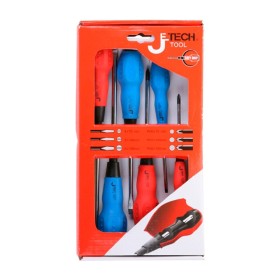 Set de Destornilladores Jetech Tool 4x75, 5x10, 6x125 mm (6 pcs) de Jetech Tool, Destornilladores - Ref: S6501131, Precio: 11...