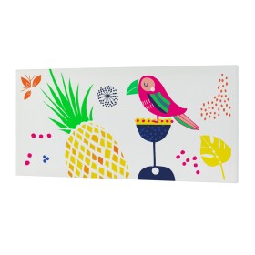 Leinwand HappyFriday Moshi Moshi Pretty parrots Bunt 27 x 54 cm von HappyFriday, Leinwanddrucke - Ref: D1614721, Preis: 11,08...