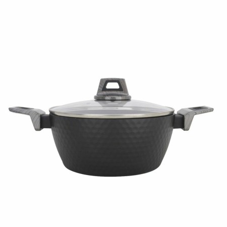 Cacerola Amercook Con Tapa Negro Aluminio (Ø 20 cm) de Amercook, Cacerolas - Ref: S6501245, Precio: 24,97 €, Descuento: %