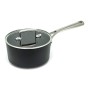 Saucepan with Lid Amercook Black Terracotta Stainless steel Aluminium Oven (Ø 18 cm) by Amercook, Saucepans - Ref: S6501254, ...