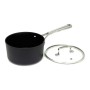 Saucepan with Lid Amercook Black Terracotta Stainless steel Aluminium Oven (Ø 18 cm) by Amercook, Saucepans - Ref: S6501254, ...