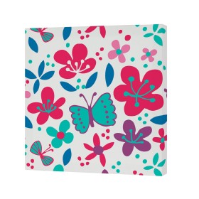 Canvas HappyFriday Moshi Moshi Cherry blossom Multicolour 27 x 27 cm by HappyFriday, Prints on Canvas - Ref: D1614728, Price:...