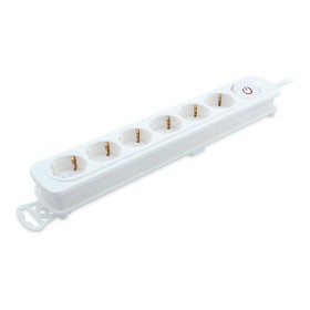 Power Socket - 6 Sockets with Switch TM Electron 3680 W by TM Electron, CEE Distributor Sockets - Ref: S6501574, Price: 9,87 ...