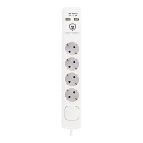 Extensão com 6 Tomadas com Interruptor TM Electron 250 V | Tienda24 - Global Online Shop Tienda24.eu