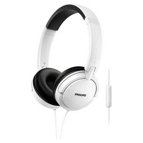 Casque audio Philips Blanc Avec câble de Philips, Écouteurs et accessoires - Réf : S6501748, Prix : 12,73 €, Remise : %