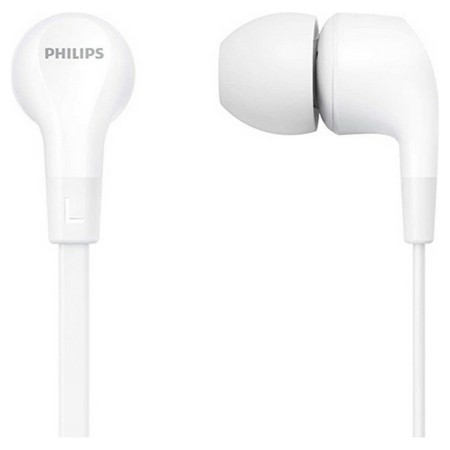 Headphones Philips White Silicone | Tienda24 - Global Online Shop Tienda24.eu