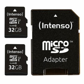 Micro SD Memory Card with Adaptor INTENSO 32 GB x 2 by INTENSO, Memory cards - Ref: S6501838, Price: 16,02 €, Discount: %