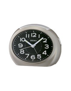 Reloj-Despertador Versa Negro Metal 3,9 x 6,5 x 13,4 cm | Tienda24 Tienda24.eu