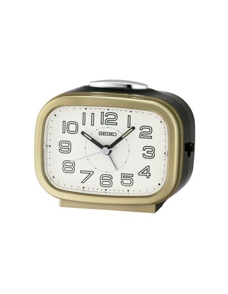 Relógio-Despertador Seiko QHK060G Dourado | Tienda24 Tienda24.eu