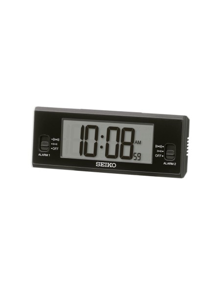 Alarm Clock Seiko QHL093K Black | Tienda24 Tienda24.eu