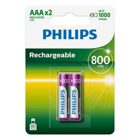 Pilas Recargables Philips R03B2A80/10 1,2 V de Philips, Pilas recargables - Ref: S6502372, Precio: 4,80 €, Descuento: %