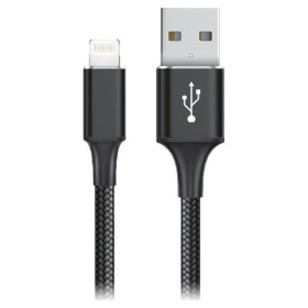 Câble USB vers Lightning Goms Noir 2 m de Goms, Câbles USB - Réf : S6502486, Prix : 4,28 €, Remise : %