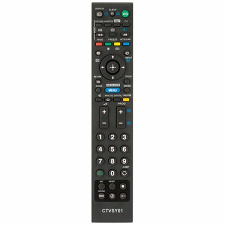 Télécommande Universelle pour Sony TM CTVSY01 de TM, Télécommandes - Réf : S6502594, Prix : 7,72 €, Remise : %