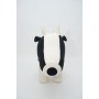 Jouet Peluche Crochetts AMIGURUMIS MAXI Blanc Noir Vache 110 x 73 x 45 cm de Crochetts, Animaux et personnages - Réf : D16154...