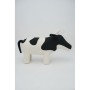 Jouet Peluche Crochetts AMIGURUMIS MAXI Blanc Noir Vache 110 x 73 x 45 cm de Crochetts, Animaux et personnages - Réf : D16154...