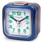 Relógio-despertador analógico Timemark Azul Silencioso com som Modo noturno (7.5 x 8 x 4.5 cm) de Timemark, Despertadores - R...