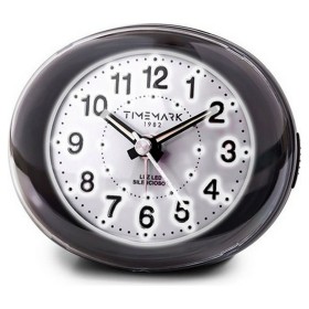 Analoger Wecker Timemark Schwarz LED Leicht Leise Snooze Nachtbetrieb 9 x 9 x 5,5 cm (9 x 9 x 5,5 cm) von Timemark, Wecker - ...