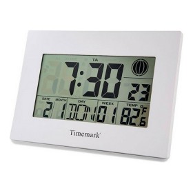 Wall Clock with Thermometer Timemark White (24 x 17 x 2 cm) by Timemark, Wall Clocks - Ref: S6502866, Price: 17,82 €, Discoun...