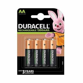 Pilhas Recarregáveis AA DURACELL 1300 mAh de DURACELL, Pilhas recarregáveis - Ref: S6503031, Preço: 11,63 €, Desconto: %