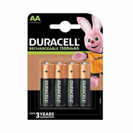 Batterie Ricaricabili AA DURACELL 1300 mAh di DURACELL, Pile ricaricabili - Rif: S6503031, Prezzo: 11,63 €, Sconto: %