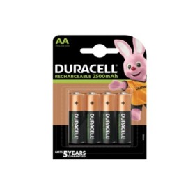 Rechargeable Batteries DURACELL HR06-P AA NiMh 2500 mAh (4 pcs) by DURACELL, Rechargeable Batteries - Ref: S6503032, Price: 1...