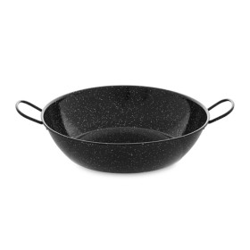 Bratpfanne mit Korb Vaello Schwarz Emaillierter Edelstahl (Ø 24 cm) | Tienda24 - Global Online Shop Tienda24.eu