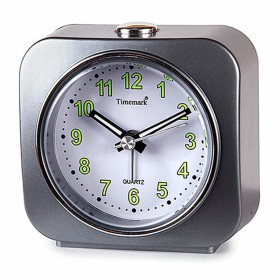 Horloge de table Timemark Gris Vert Plastique 9 x 9 x 4 cm de Timemark, Pendulettes de bureau - Réf : S6503566, Prix : 6,72 €...