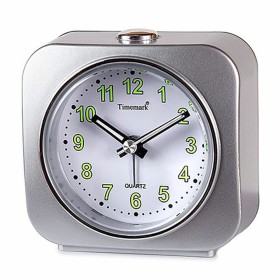 Alarm Clock Timemark Blue Silver Plastic by Timemark, Desk & Shelf Clocks - Ref: S6503567, Price: 6,73 €, Discount: %